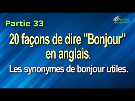 bonjour synonyme|synonyme de dire bonjour.